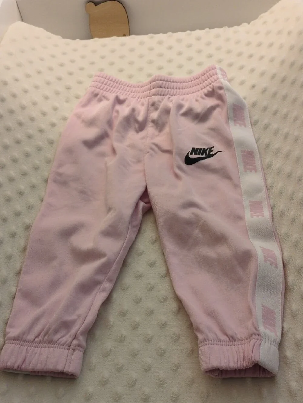 Nike Light Pink Girls' 2-Piece Track Set with Black Swoosh, 12 NWT - Picture 10 of 12